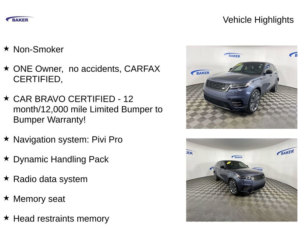 Used 2024 Land Rover Range Rover Velar Dynamic HSE image 4