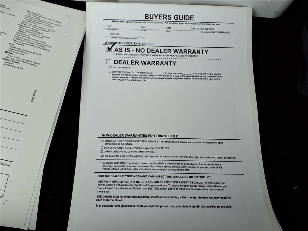 Used 2018 GMC Yukon Denali w/ Denali Ultimate Package image 35