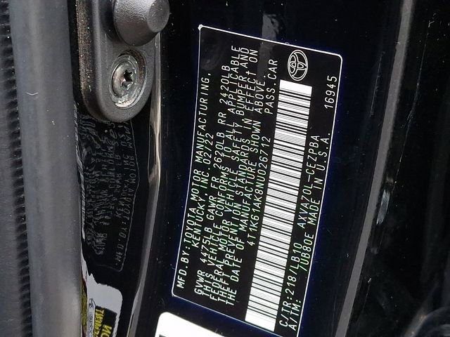Certified 2022 Toyota Camry XSE FWD image 28