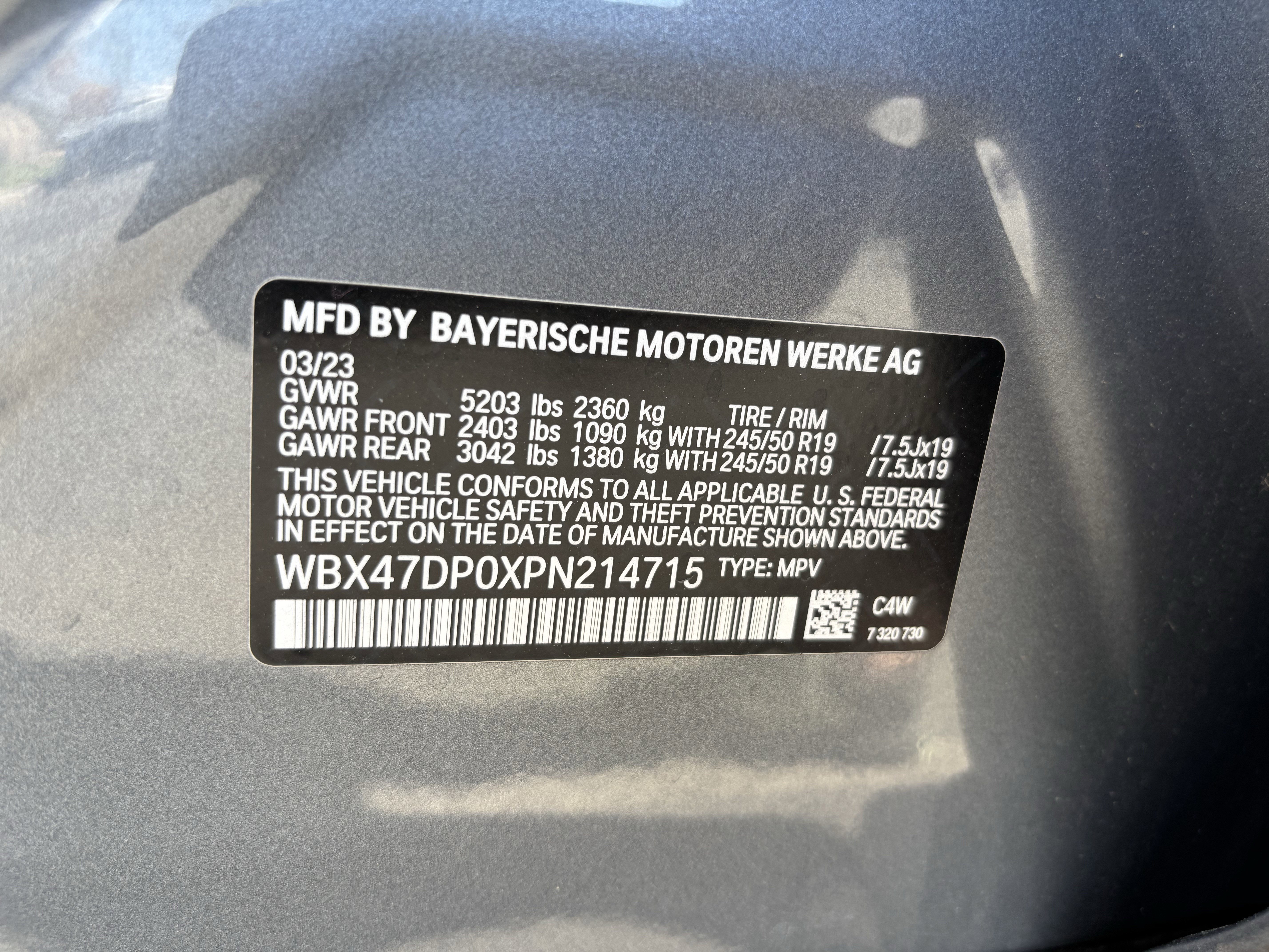 Certified 2023 BMW X3 sDrive30i w/ Convenience Package w/ZPA image 38