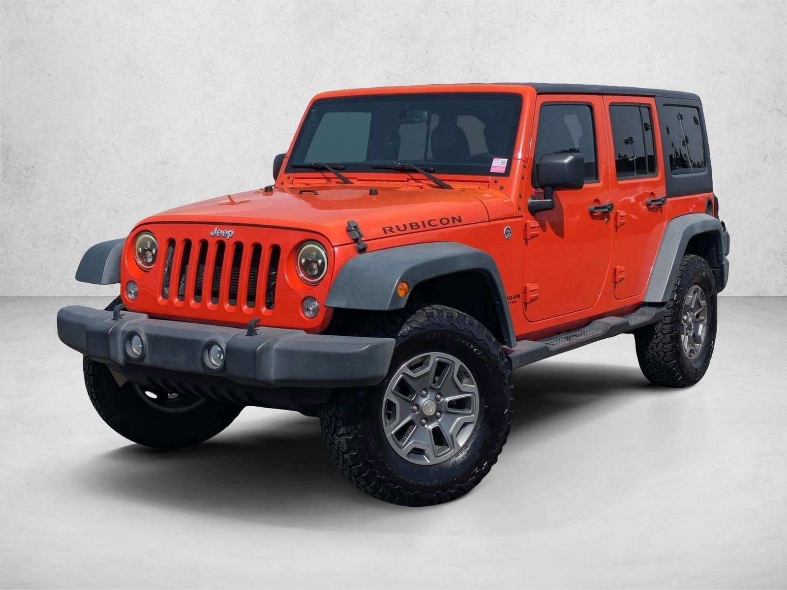 Used 2015 Jeep Wrangler Unlimited Rubicon w/ Connectivity Group AWD/4WD image 1