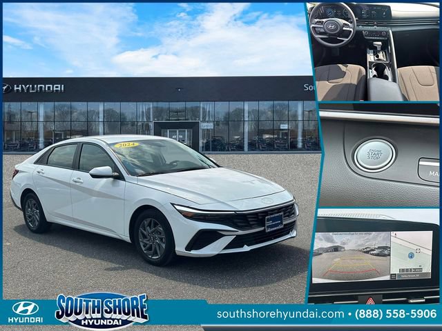 Certified 2024 Hyundai Elantra Blue