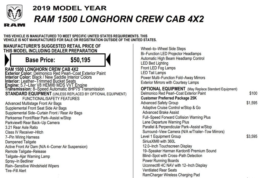 Used 2019 RAM 1500 Limited RWD image 17