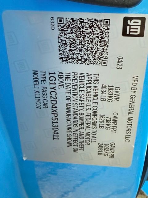 Used 2023 Chevrolet Corvette Stingray Premium Cpe w/ Battery Protection Package image 33