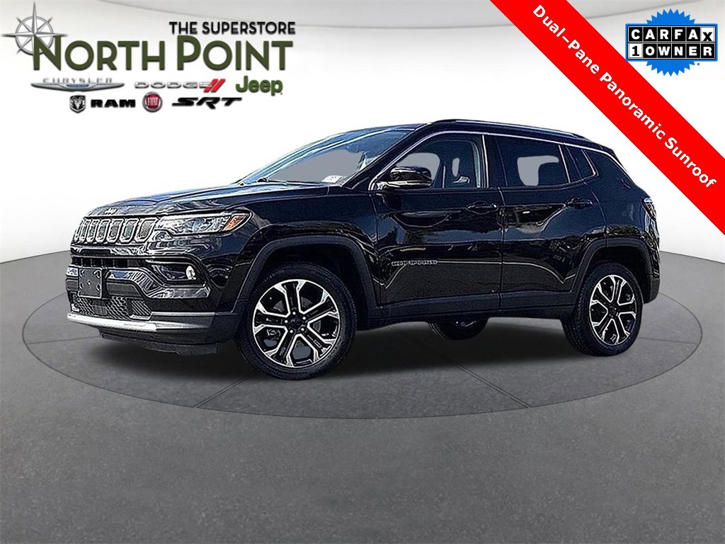 Used 2022 Jeep Compass Limited w/ Sun and Sound Group