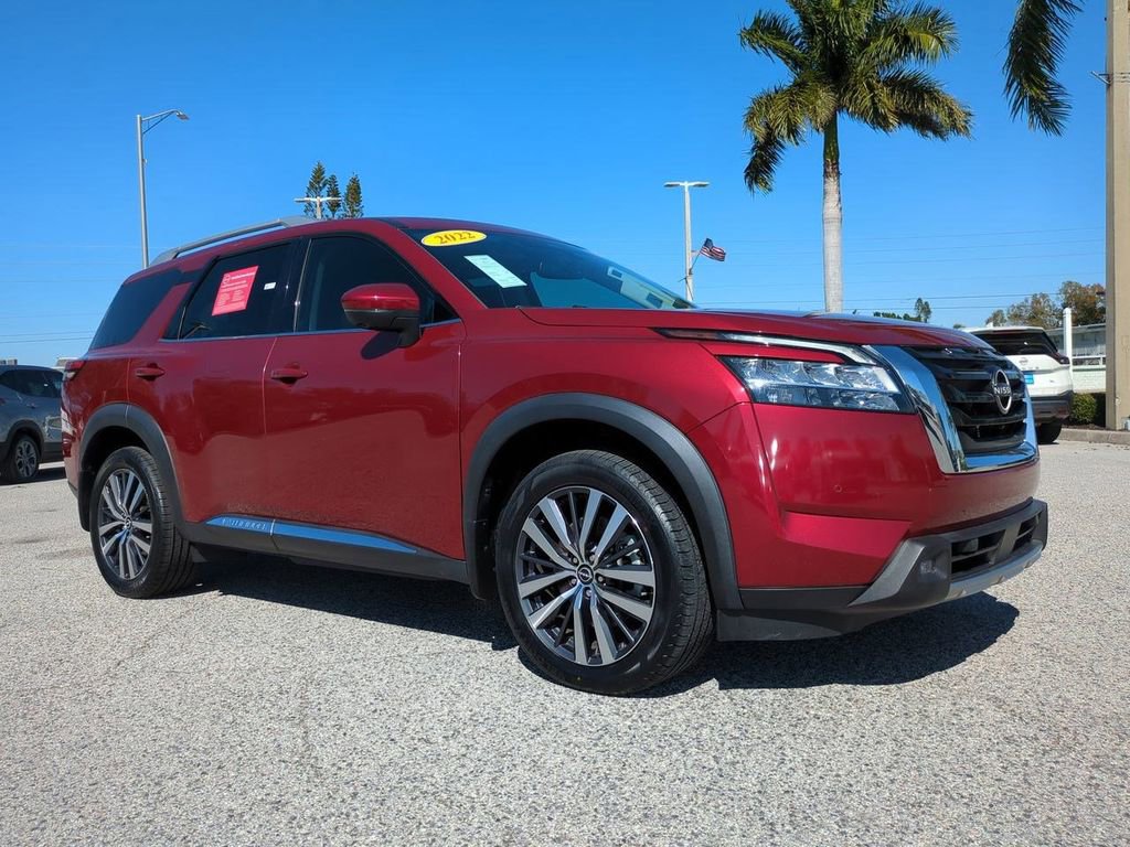 Certified 2022 Nissan Pathfinder Platinum w/ Cargo Package image 3