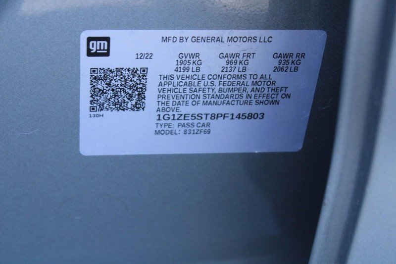 Certified 2023 Chevrolet Malibu LT w/ Driver Confidence Package image 23