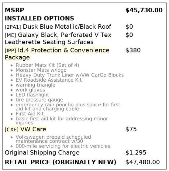 Used 2022 Volkswagen ID.4 Pro S w/ Gradient Package image 4