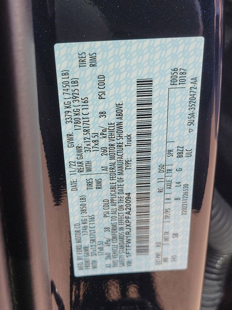 Used 2023 Ford F150 Raptor w/ Equipment Group 802A Raptor R image 32