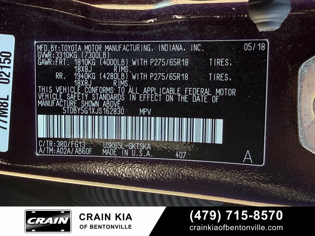 Used 2018 Toyota Sequoia SR5 AWD/4WD image 30