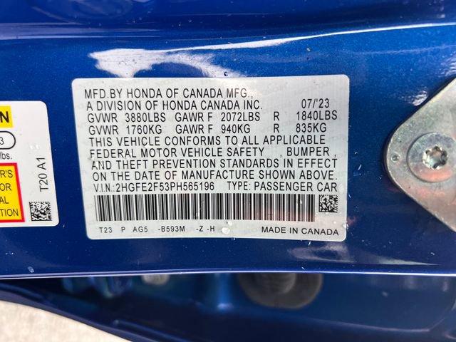 Used 2023 Honda Civic Sport image 20