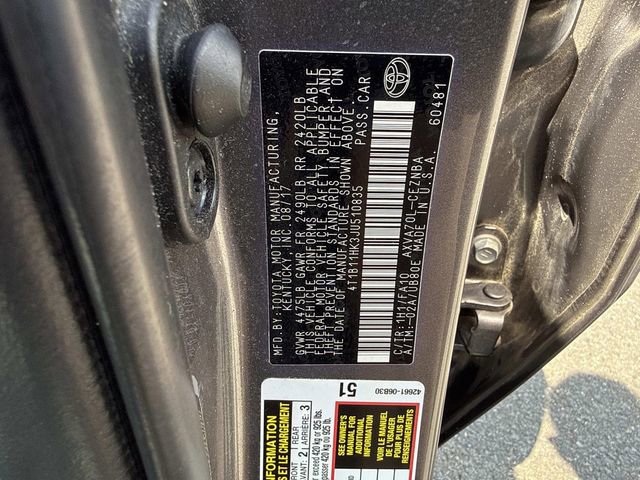 Used 2018 Toyota Camry LE FWD image 25
