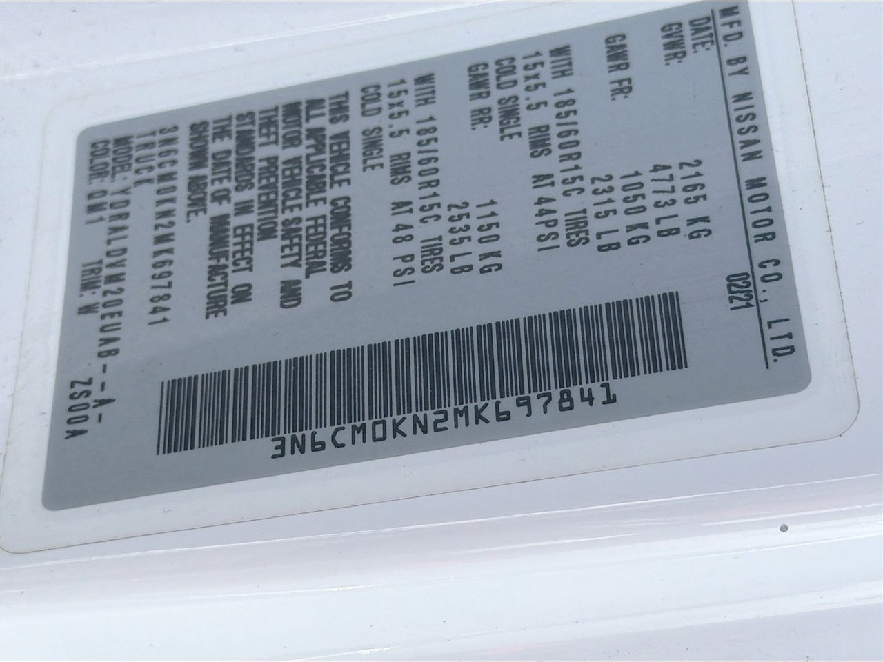 Used 2021 Nissan NV200 S image 24