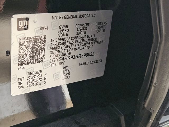 Certified 2024 Cadillac Escalade V w/ LPO, ONYX Package image 10