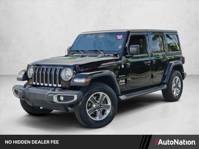 Used 2018 Jeep Wrangler Unlimited Sahara AWD/4WD image 1
