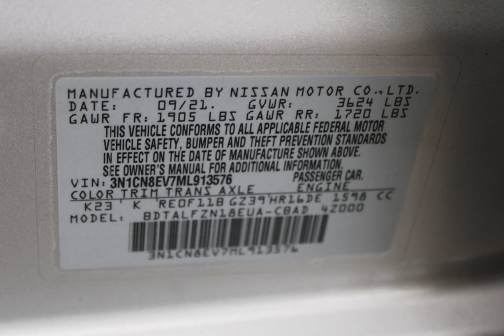 Used 2021 Nissan Versa SV FWD image 55