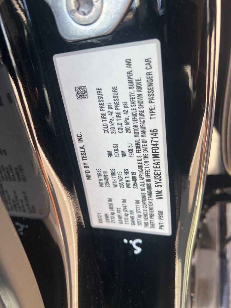 Used 2021 Tesla Model 3 Standard Range Plus RWD image 8