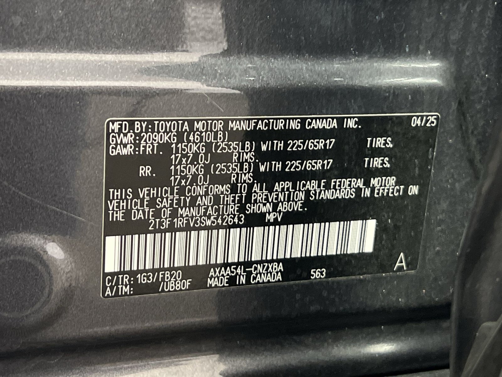 Used 2025 Toyota RAV4 LE AWD/4WD image 30