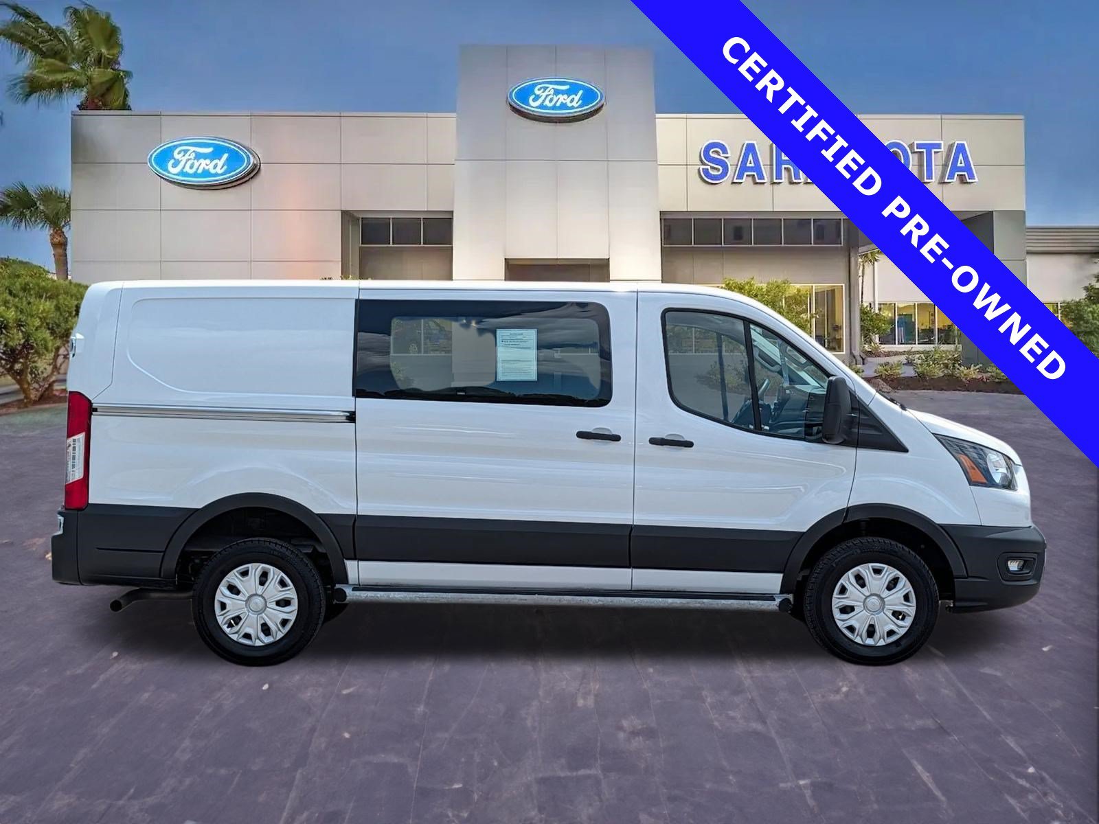Certified 2025 Ford Transit 250 Low Roof w/ Exterior Upgrade Package RWD image 1