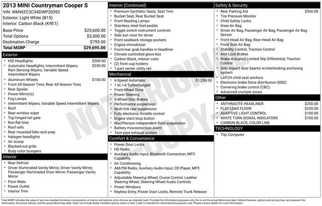 Used 2013 MINI Cooper Countryman S FWD image 19