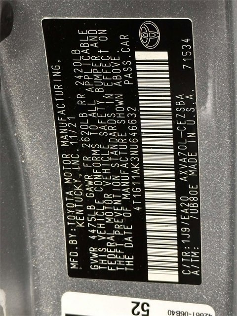 Used 2022 Toyota Camry SE image 32