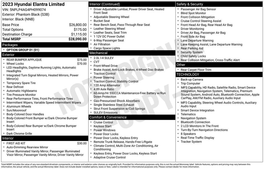 Used 2023 Hyundai Elantra Limited FWD image 2