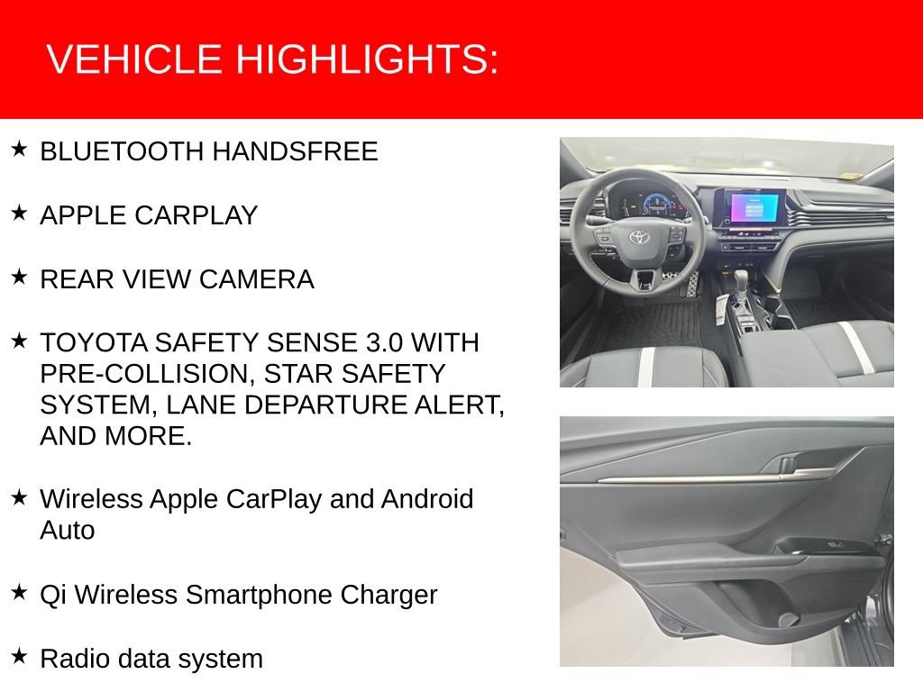 Certified 2026 Toyota Camry SE FWD image 9