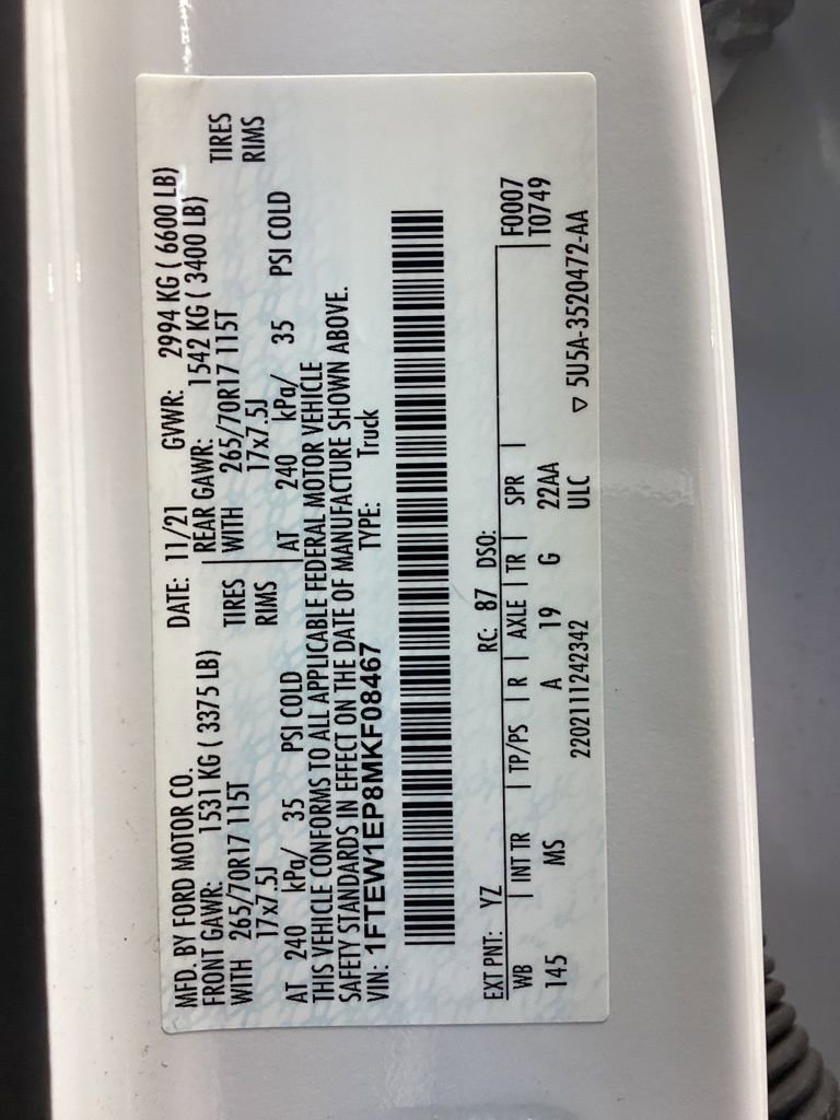 Used 2021 Ford F150 XLT w/ Trailer Tow Package image 70