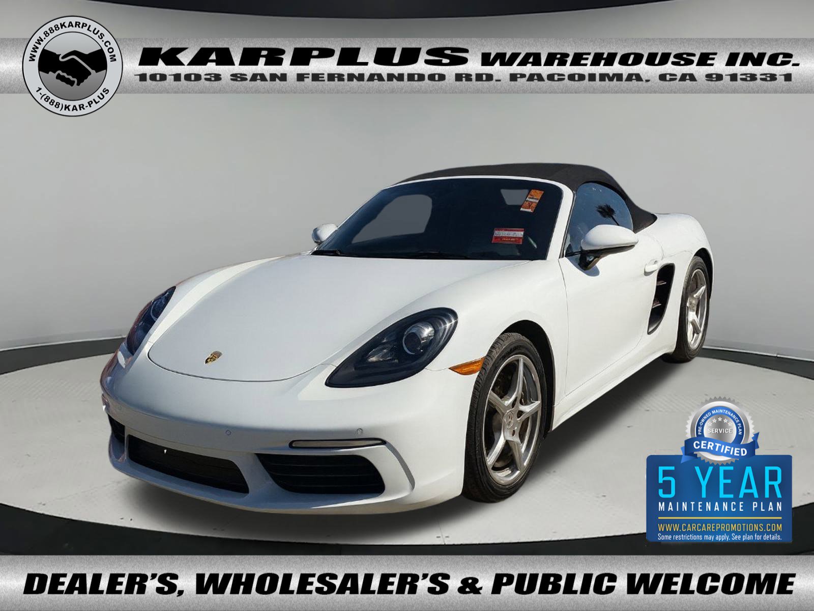 Used 2018 Porsche 718 Boxster
