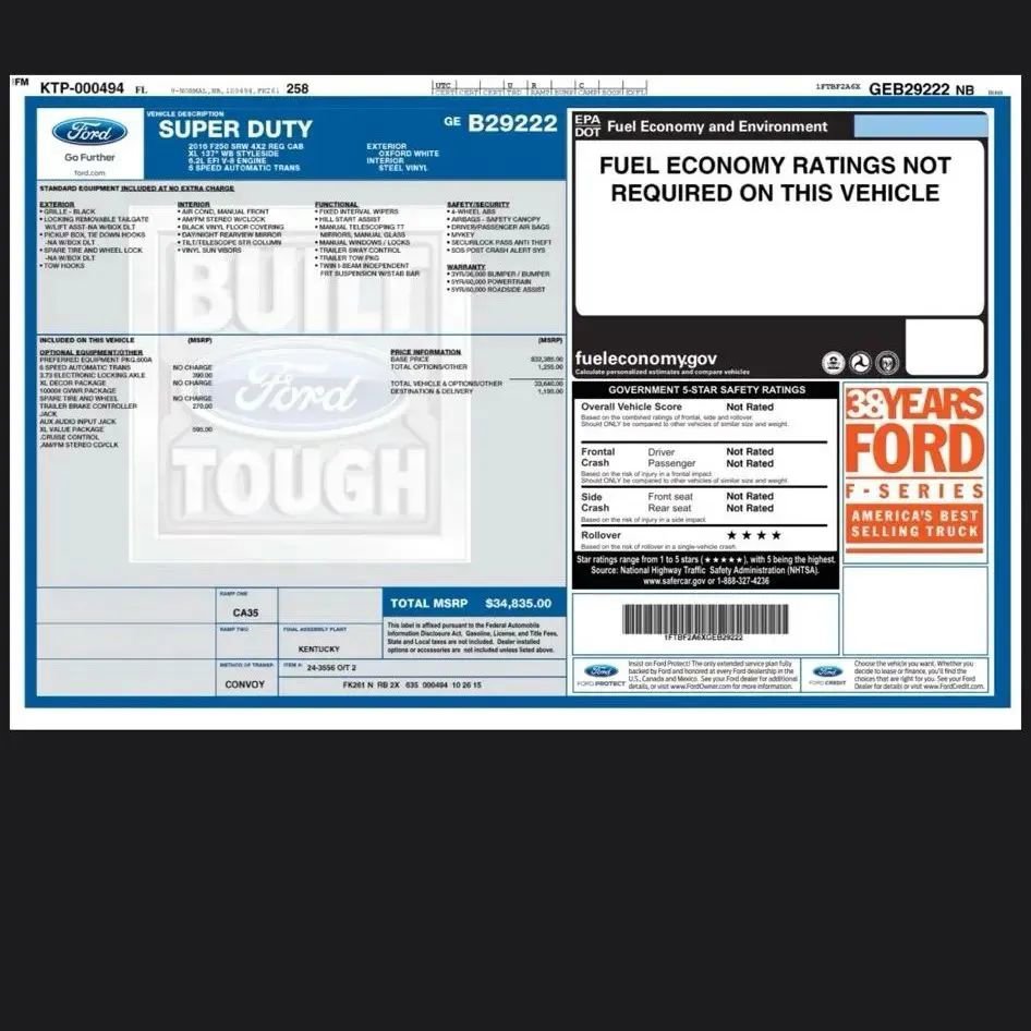 Used 2016 Ford F250 XL w/ XL Value Package image 21