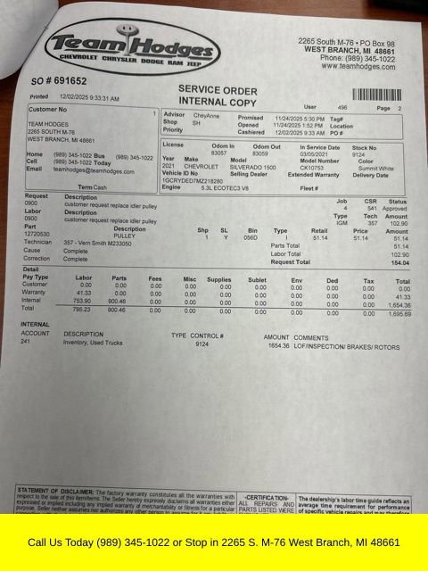 Used 2021 Chevrolet Silverado 1500 LT w/ Remote Start Package image 38