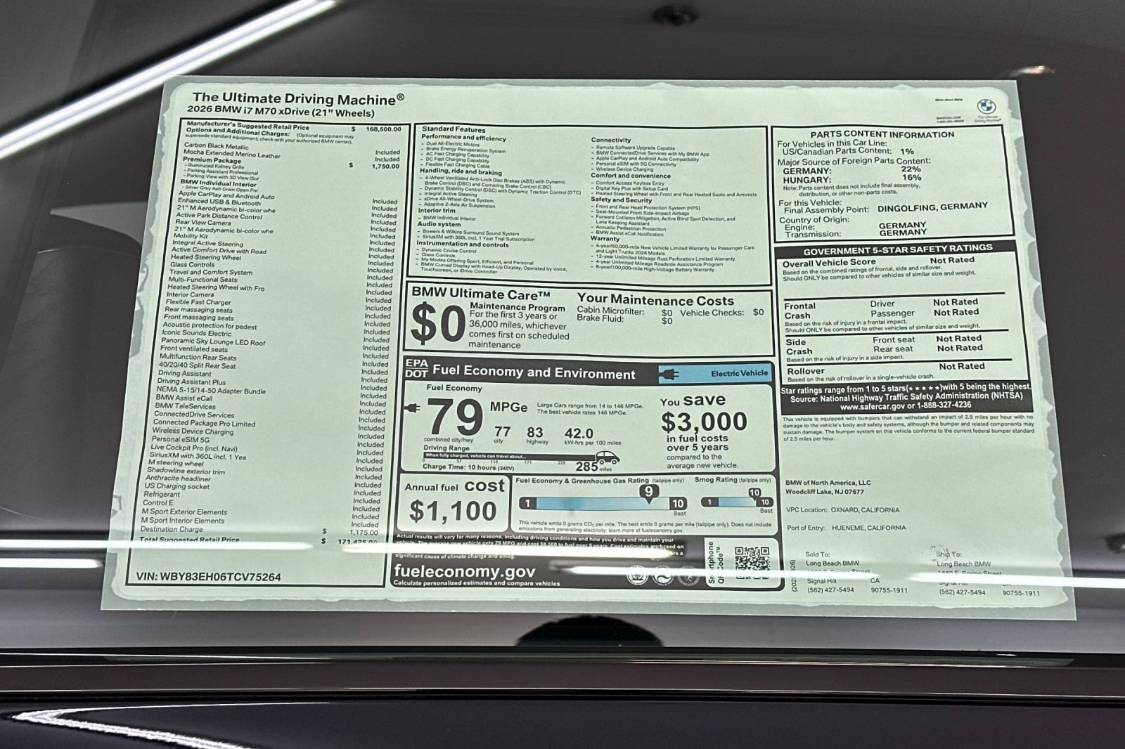 New 2026 BMW i7 M70 w/ Premium Package image 29