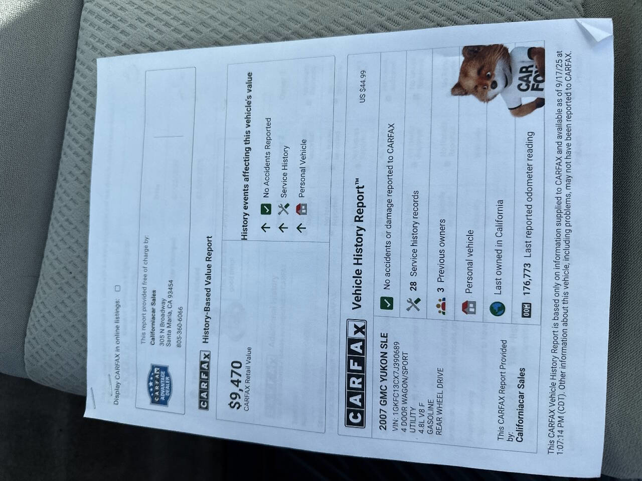 Used 2007 GMC Yukon SLE image 14