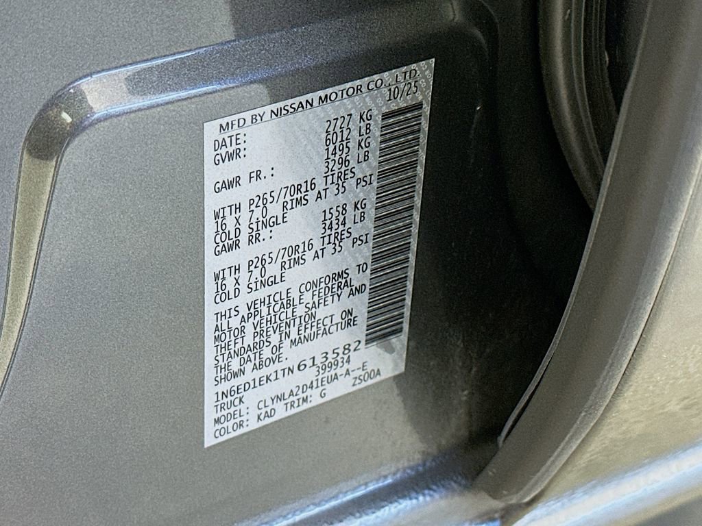 Used 2026 Nissan Frontier S AWD/4WD image 34
