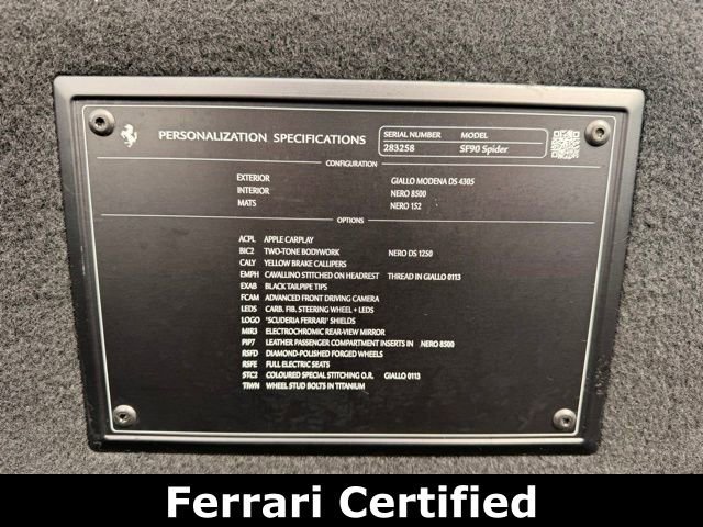 Used 2022 Ferrari SF90 Spider image 36