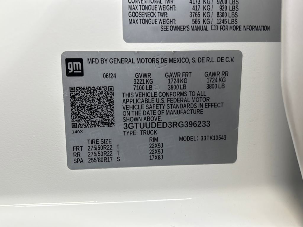 Used 2024 GMC Sierra 1500 SLT w/ SLT Premium Package image 34