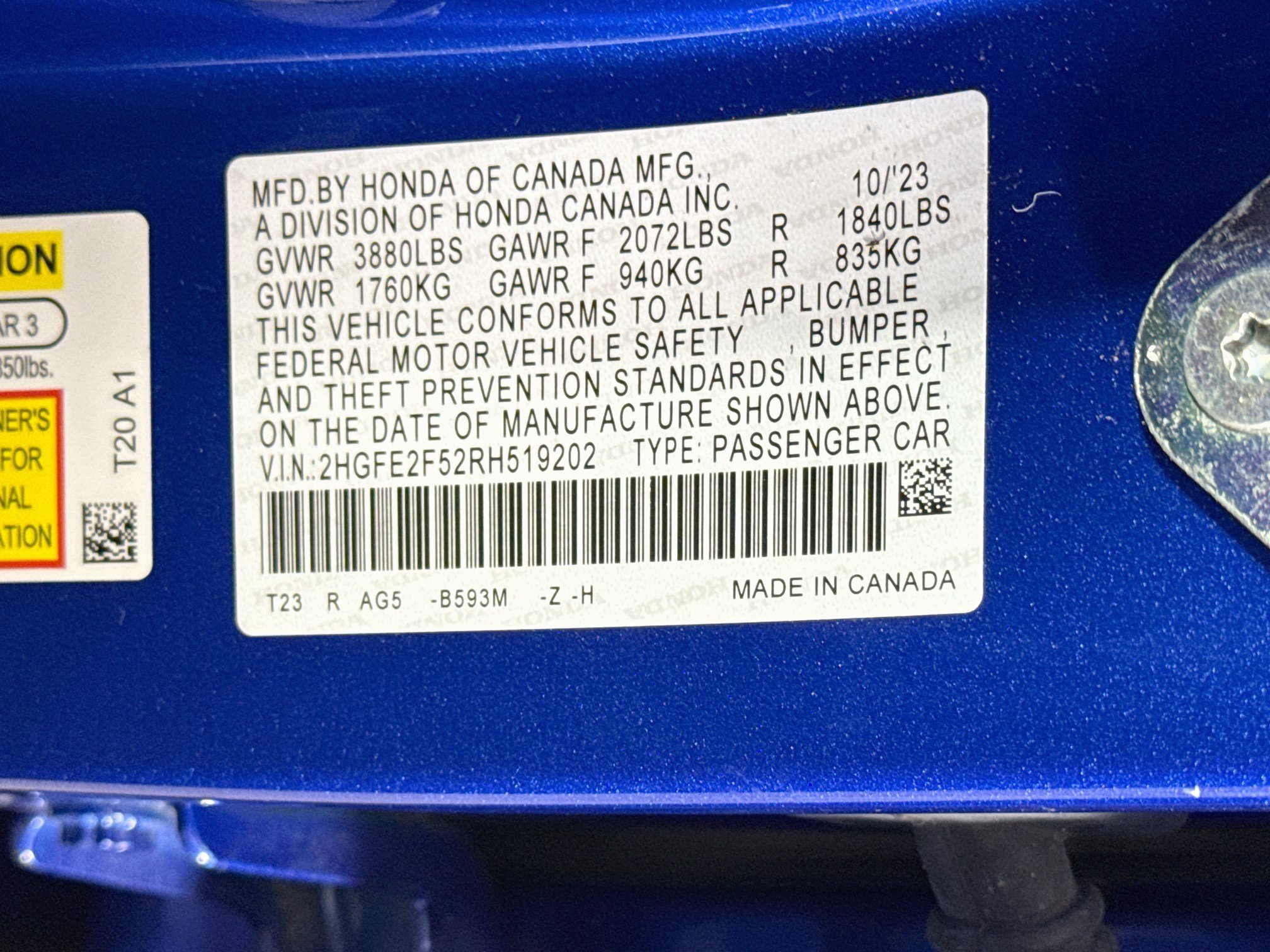 Used 2024 Honda Civic Sport image 33