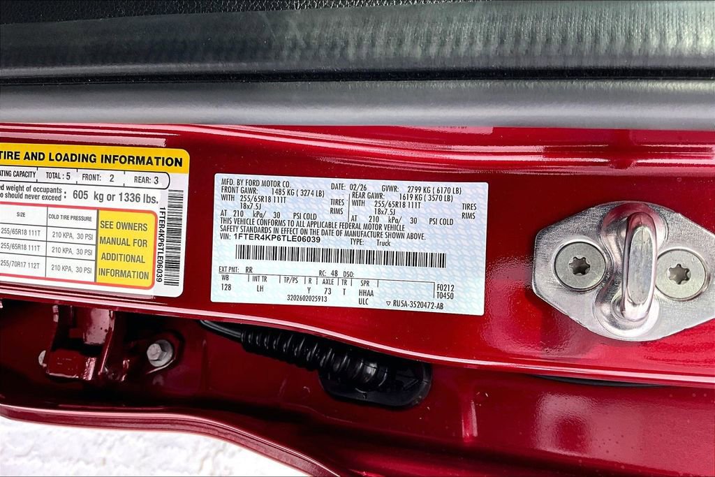 New 2026 Ford Ranger Lariat w/ FX4 Off-Road Package image 12