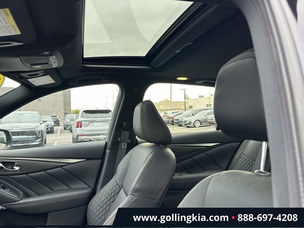 Used 2023 INFINITI Q50 Red Sport 400 w/ Black Opal Edition AWD/4WD image 19