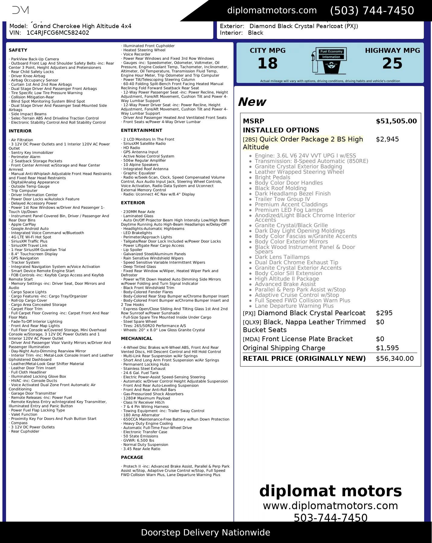 Used 2021 Jeep Grand Cherokee High Altitude image 2