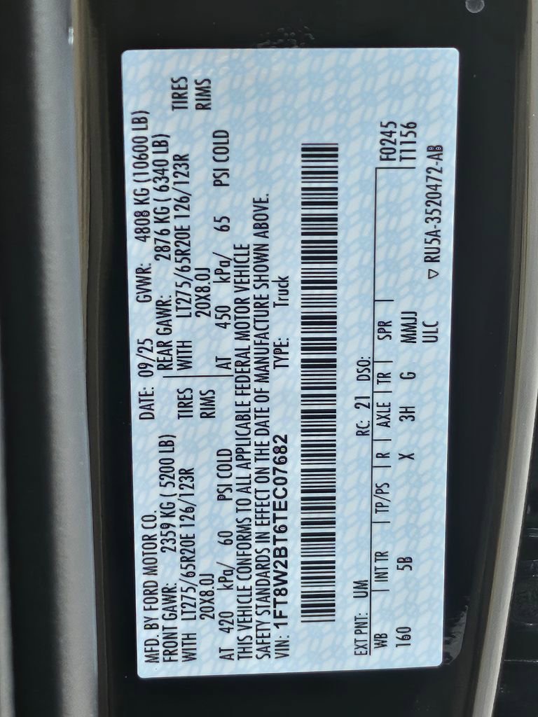 New 2026 Ford F250 Lariat w/ Black Appearance Package image 37