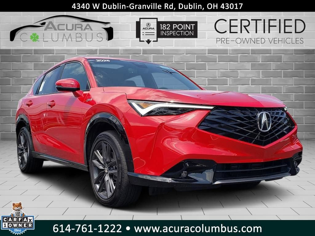 Certified 2025 Acura ADX A-Spec