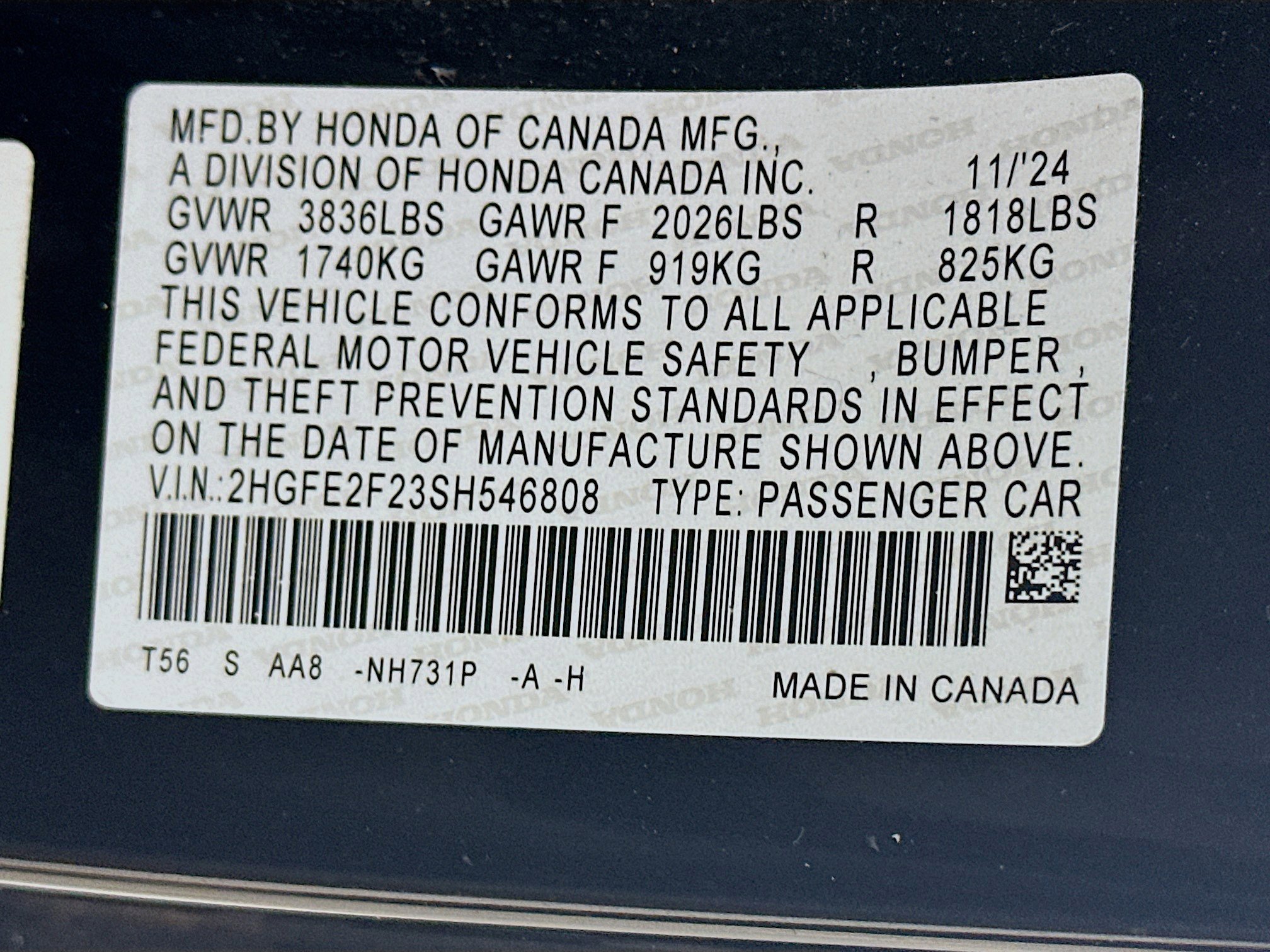 Used 2025 Honda Civic LX image 12