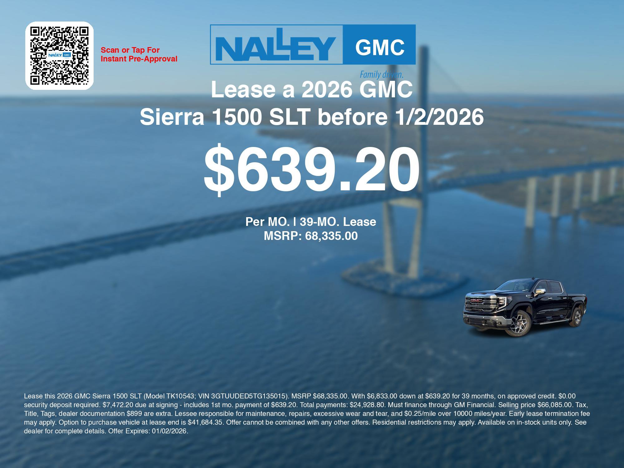 New 2026 GMC Sierra 1500 SLT w/ SLT Premium Plus Package image 3