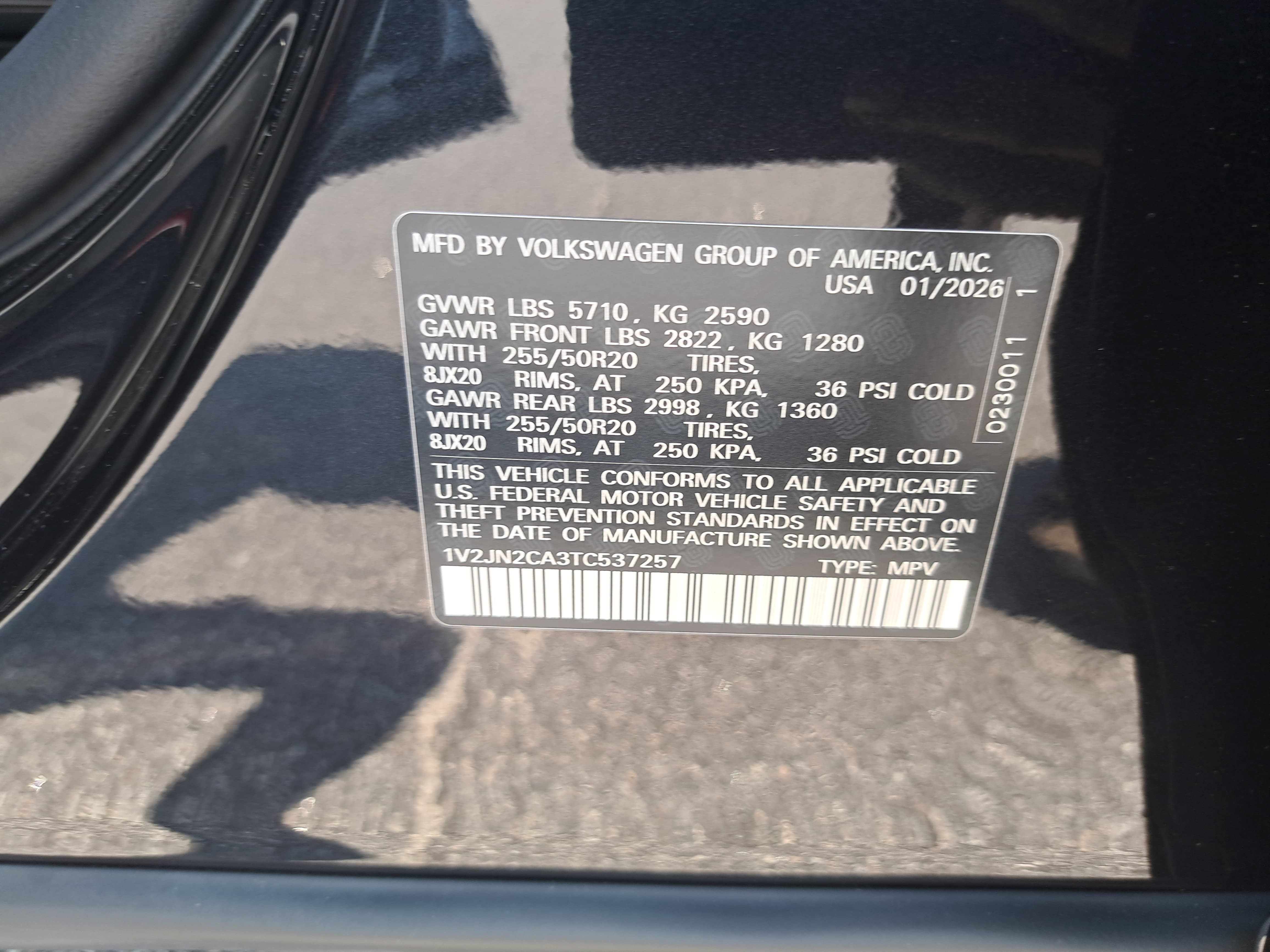 Used 2026 Volkswagen Atlas SE FWD image 34