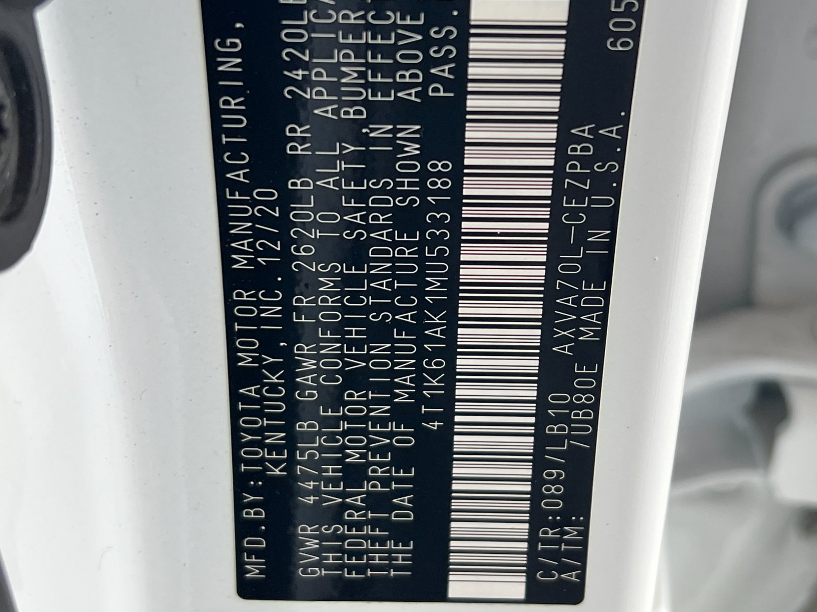 Used 2021 Toyota Camry XSE FWD image 27