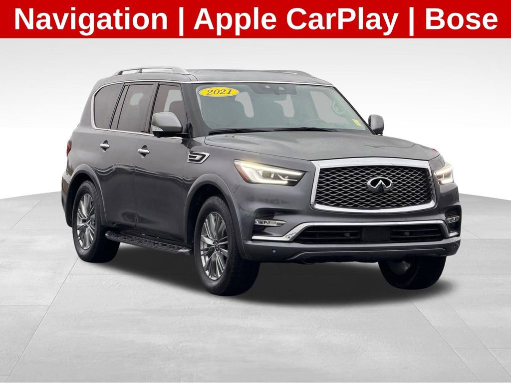Used 2021 INFINITI QX80 Luxe image 1
