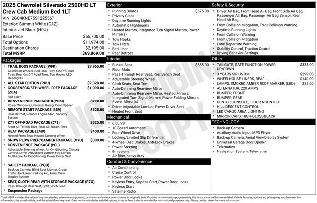 Used 2025 Chevrolet Silverado 2500 LT w/ Trail Boss Package image 27