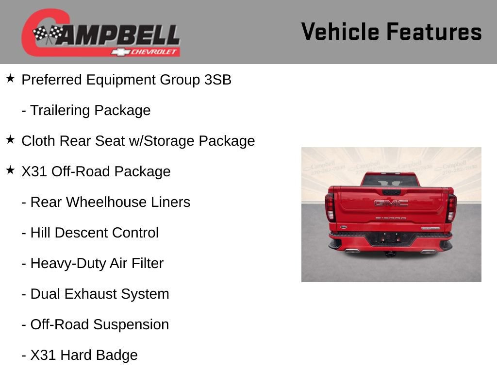 Used 2023 GMC Sierra 1500 Elevation w/ X31 Off-Road Package image 26