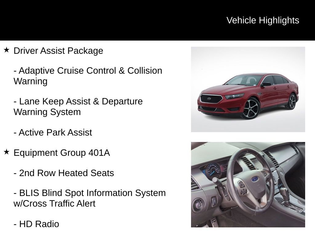 Used 2014 Ford Taurus SHO w/ Equipment Group 401A image 5